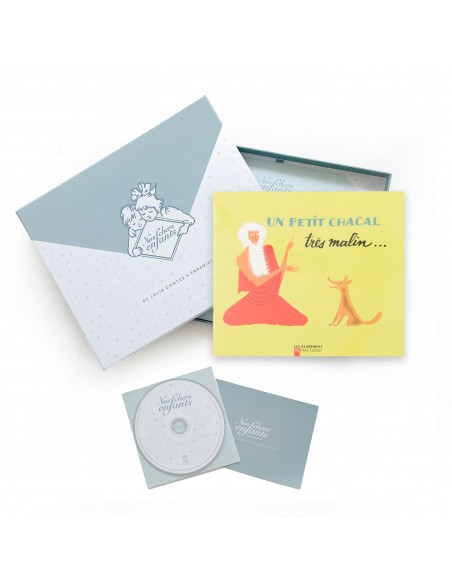 Coffret Nos Chers Enfants - livre à enregistrer- Un petit chacal très malin