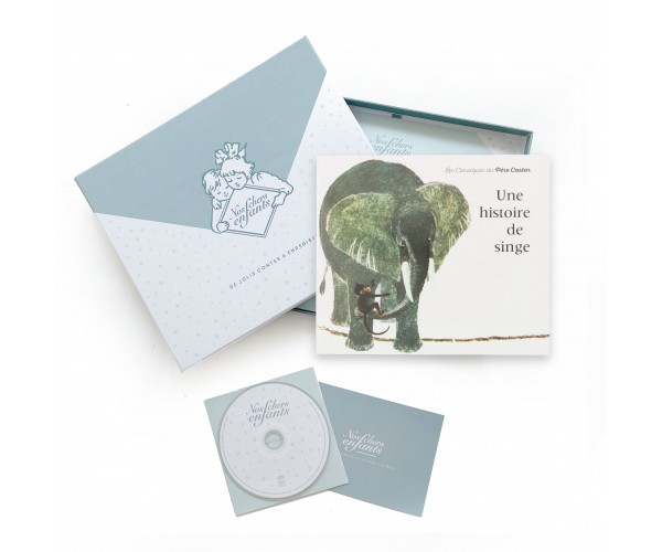 Coffret Nos Chers Enfants - livre à enregistrer - Une histoire de singe
