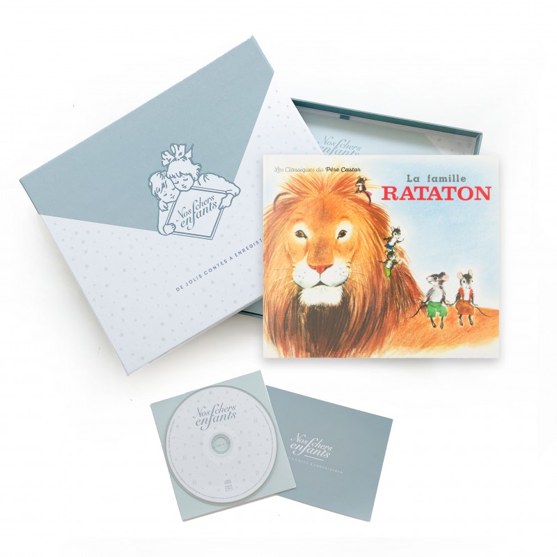 Coffret Nos Chers Enfants - livre à enregistrer - La famille Rataton