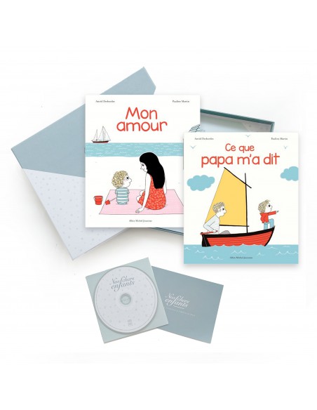 Coffret Nos Chers Enfants - livre à enregistrer - Mon amour - Ce que papa m'a dit