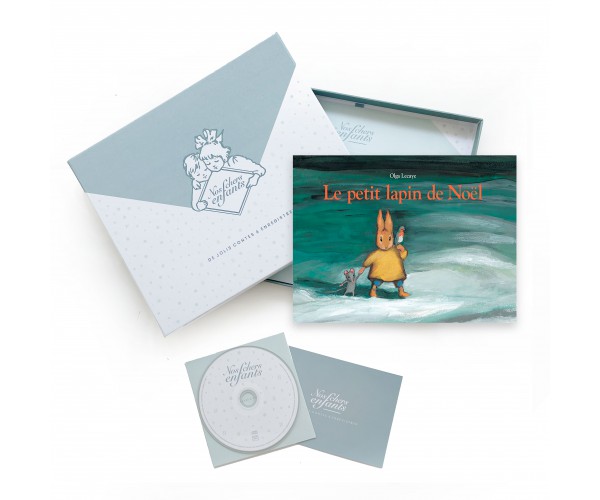 Coffret Nos Chers Enfants - livre à enregistrer - Le petit lapin de Noël