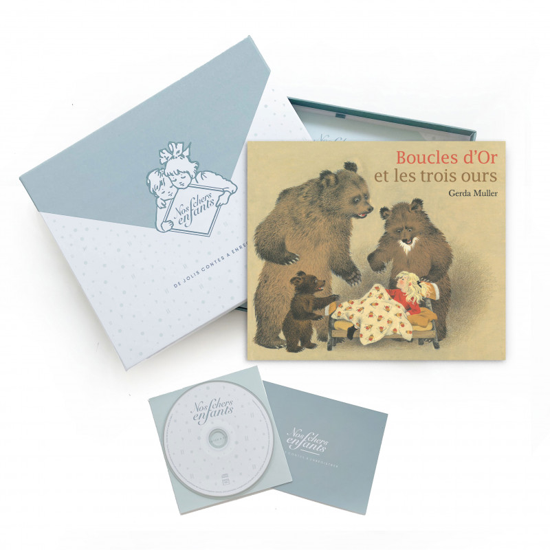 Coffret Nos Chers Enfants - livre à enregistrer - Boucle d'or et les trois ours