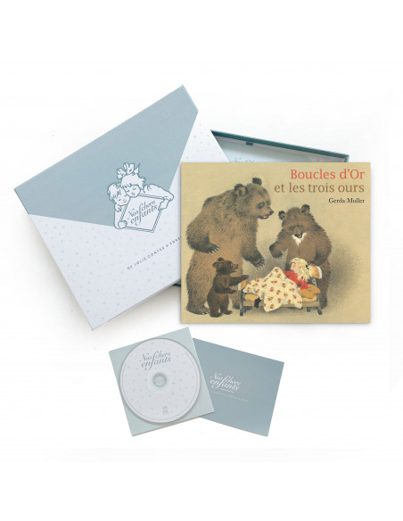 Coffret Nos Chers Enfants - livre à enregistrer - Boucle d'or et les trois ours