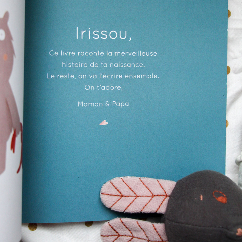 Livre personnalisé de naissance Bam...