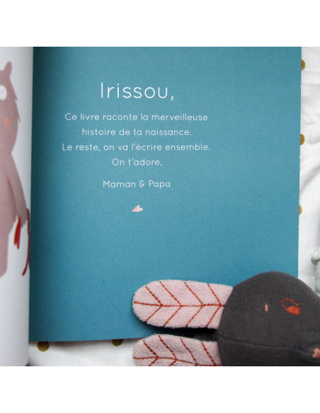 Livre personnalisé de naissance Bam Badam