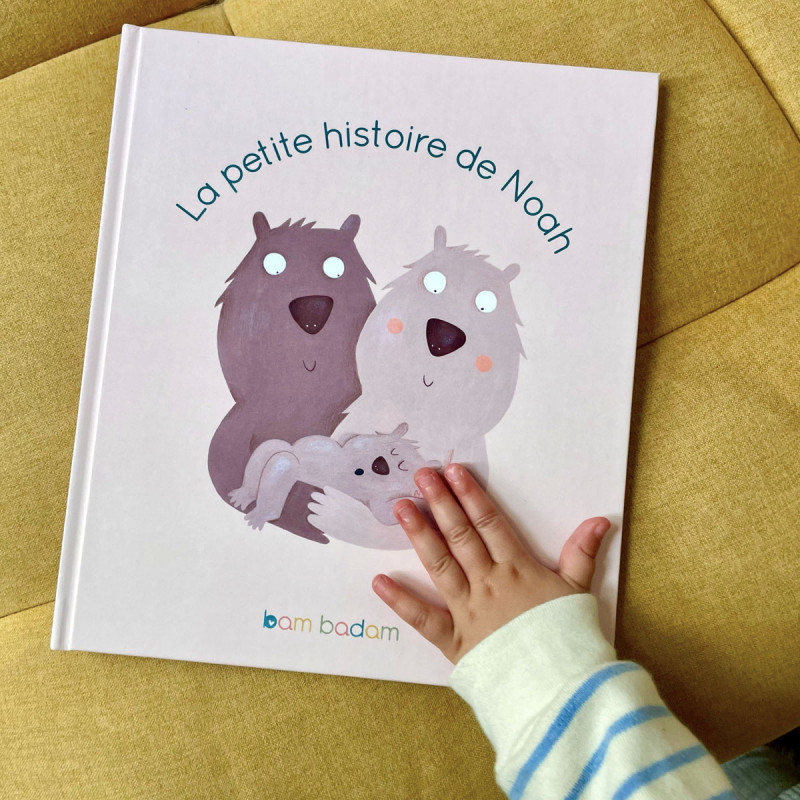 Livre personnalisé de naissance Bam...