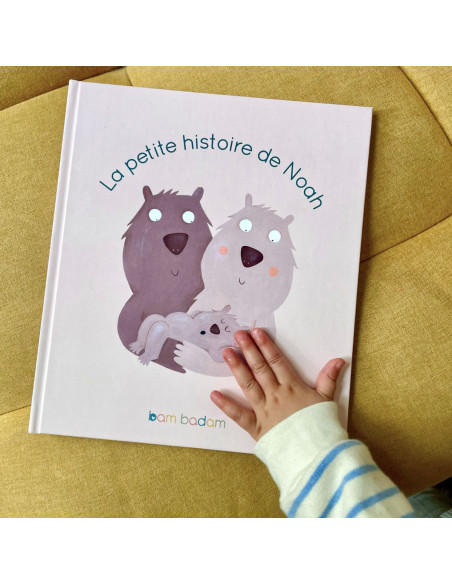 Livre personnalisé de naissance Bam Badam