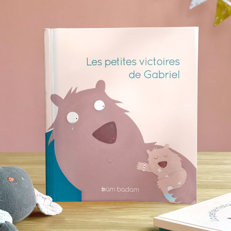 Livre personnalisé de naissance Bam...