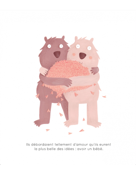 Livre personnalisé de naissance Bam Badam