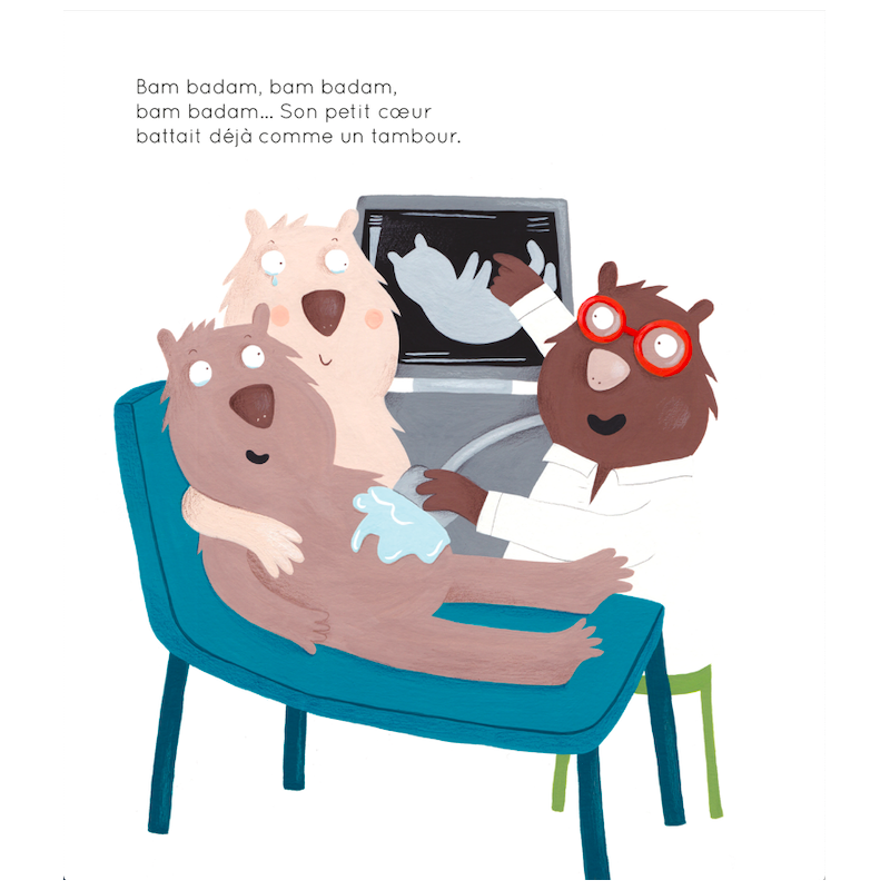 Livre personnalisé de naissance Bam...