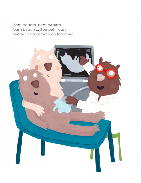 Livre personnalisé de naissance Bam Badam